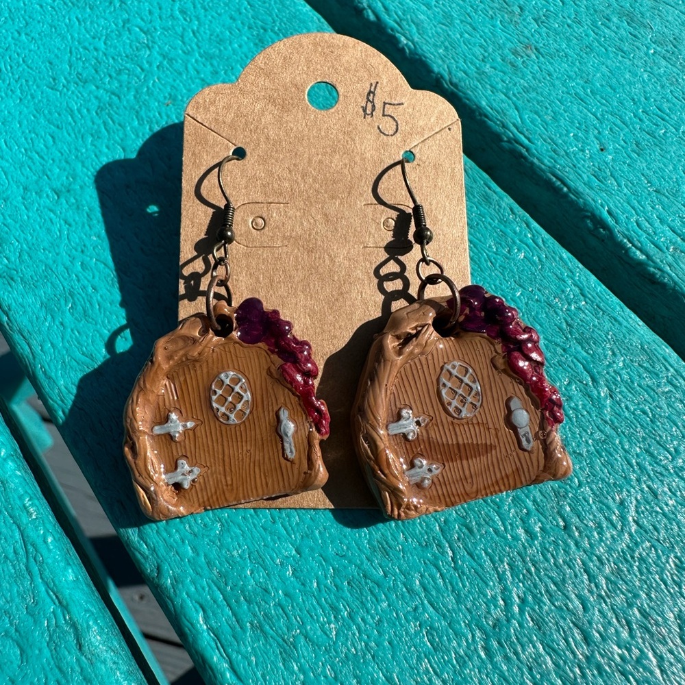 Fairy door earrings
